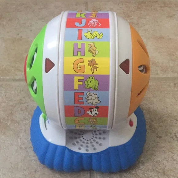 LeapFrog Spin and Sing Alphabet Zoo スピン・アンド・シング・アルファベット・ズー 生後6ヶ月?36ヶ月用 ブルー 2006 LeapFrog Baby Spin \u0026 Sing Alphabet Zoo Ball